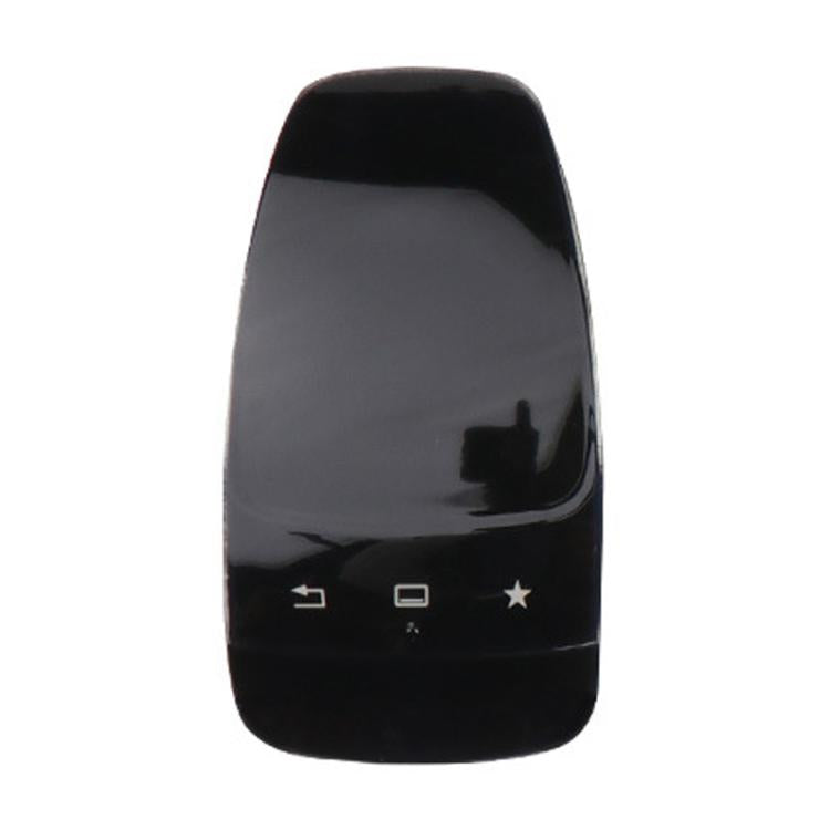 Glossy black car multimedia mouse cover with touchscreen window and star control icon