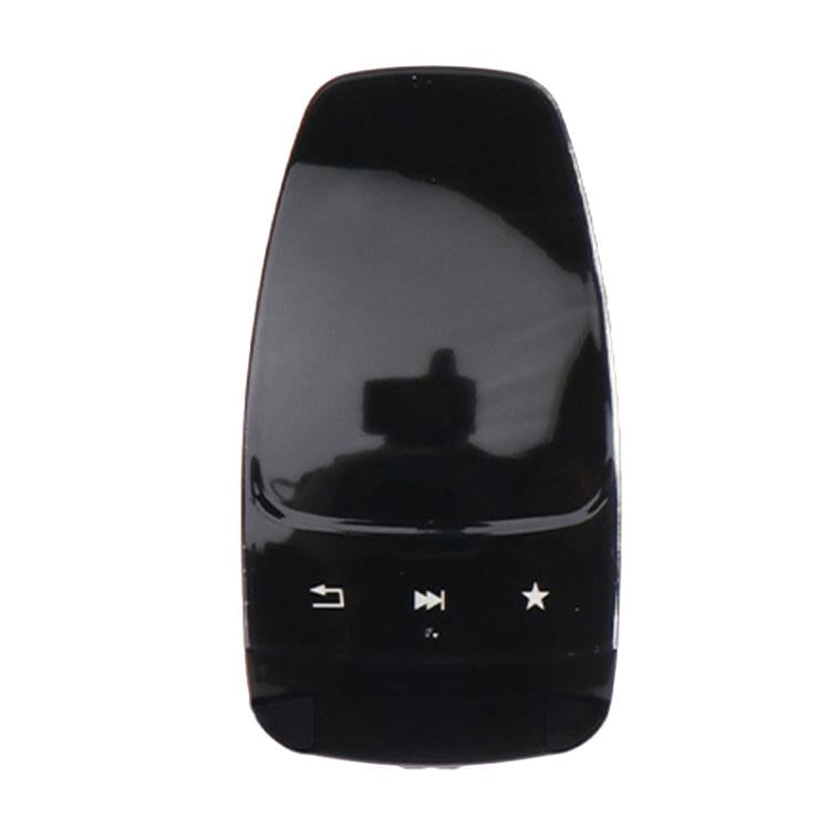Glossy black car multimedia mouse cover with touchscreen window and left/right controls