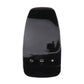 Glossy black car multimedia mouse cover with touchscreen window and app star icon