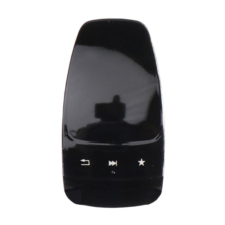 Glossy black car multimedia mouse cover with touchscreen window and play icon