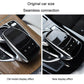Car multimedia mouse cover installed on gear controller, glossy black display area