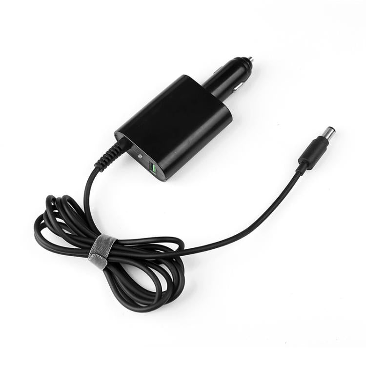 Dyson vacuum car charger adapter with LED indicator and coiled power cord