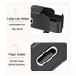 Car seat back storage box pouch with paper drawer slot and large cutout handle