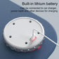 Round LED light base with built-in lithium battery and charging cable connection