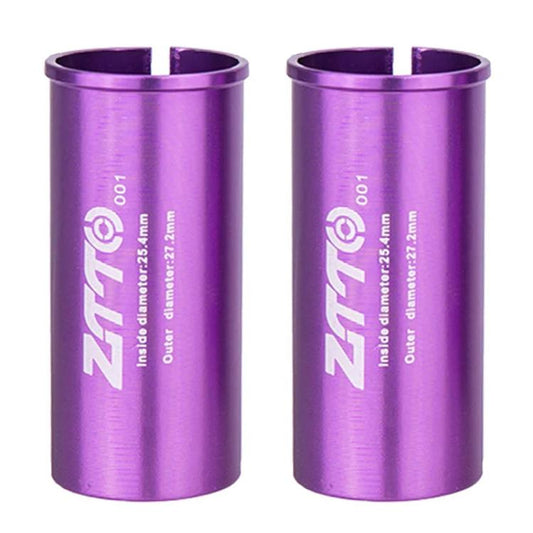 2pcs ZTTO Bicycle Seat Post Conversion Sleeve Reducer Cover, 25.4-27.2mm 001, 27.2-28.6mm 003, 27.2-30.4mm 004, 27.2-30.8mm 005, 27.2-31.6mm 006, 27.2-33.9mm 007, 31.8-34.9mm 008, 30.9-31.6mm 009, 25.4-30.9mm 010, 25.4-31.6mm 011, 27.2-30mm 012        ...