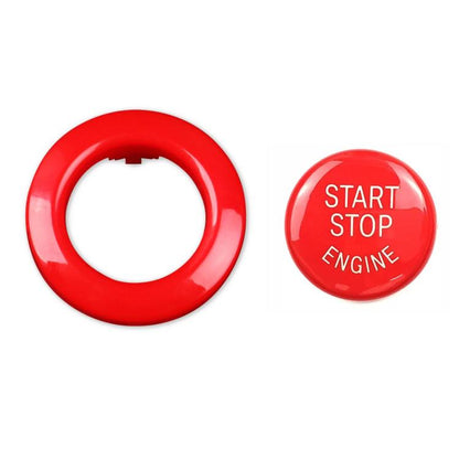 For BMW E90 / E91 / E92 / E60 2pcs /Set One-Key Start Button Cover Decoration