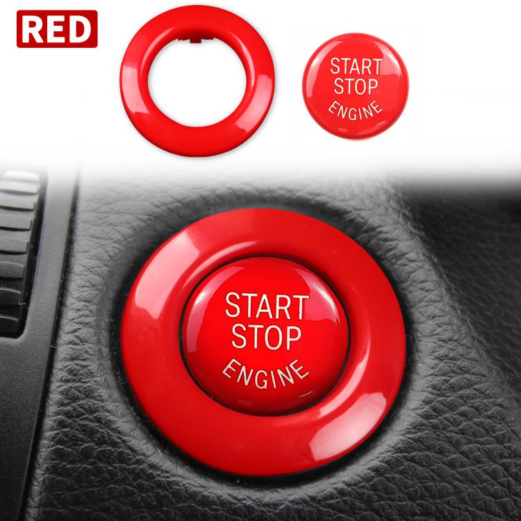 For BMW E90 / E91 / E92 / E60 2pcs /Set One-Key Start Button Cover Decoration