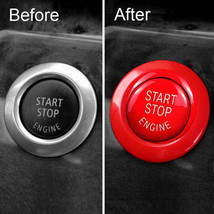 For BMW E90 / E91 / E92 / E60 2pcs /Set One-Key Start Button Cover Decoration