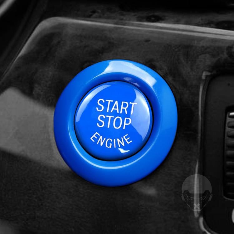 For BMW E90 / E91 / E92 / E60 2pcs /Set One-Key Start Button Cover Decoration