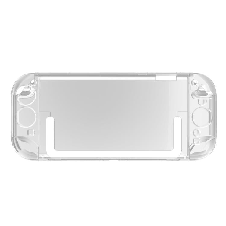 Clear front shell cover with cutouts for controller buttons and analog sticks