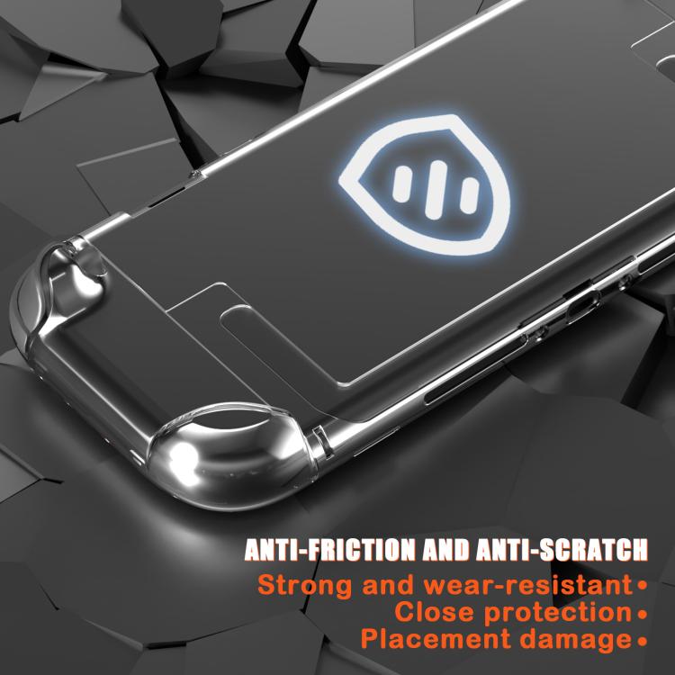 Anti-scratch clear shell case for Nintendo Switch 2 with corner bump protection