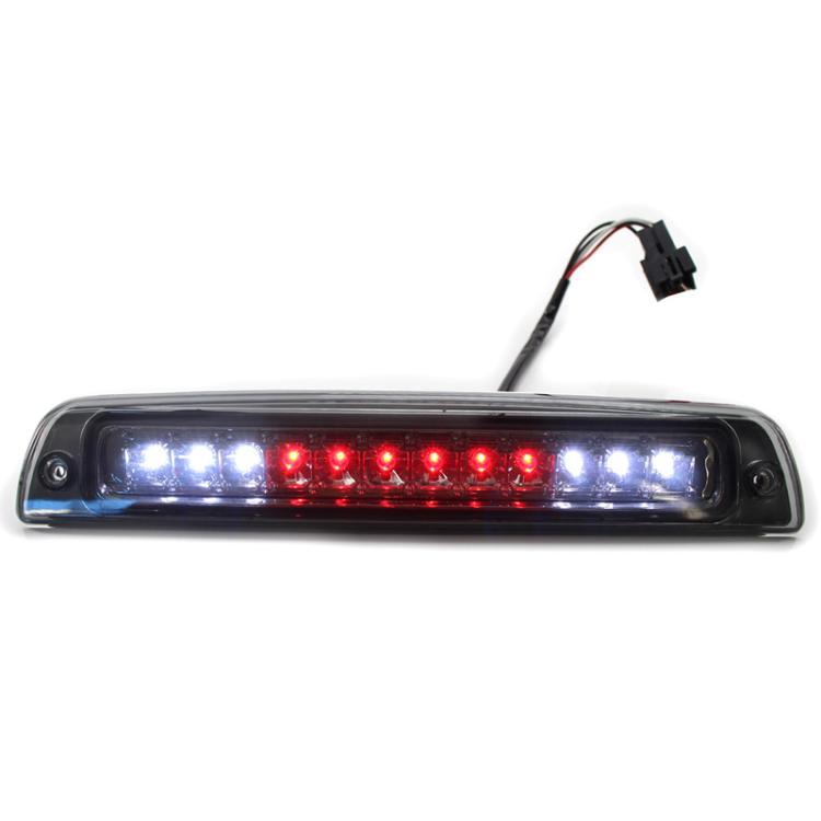 LED third brake light with clear housing and red LED row, high-mounted