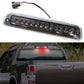 LED third brake light with clear lens and visible LED reflector cluster, high-mounted