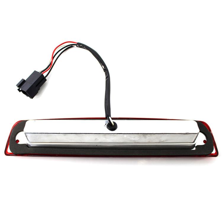 LED third brake light underside with mounting surface and wiring connector, high-mounted
