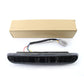 LED high mount brake light bar with black housing, wire harness, and connector