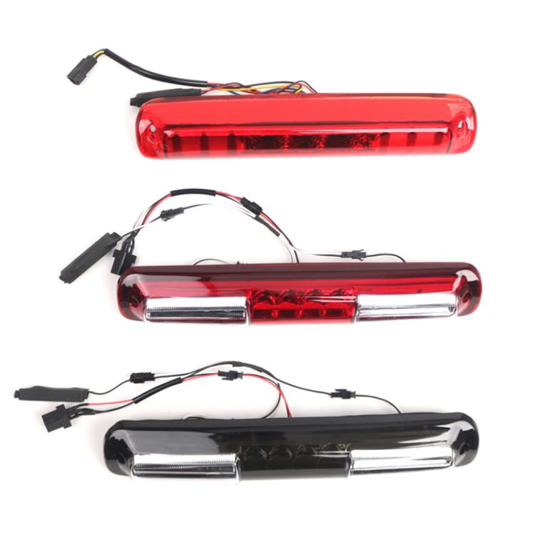 LED third brake light module kit with red lens and wiring harness