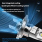 2pcs 6000K Mini Car Plug-in Integrated LED Headlights, H7