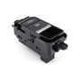 Honda electronic parking brake switch, silver button insert, black plastic module