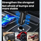 Retractable car charger dock in cup holder with stable grip and glowing charging ports