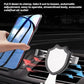 Air-vent clip phone holder with adjustable cradle, snap-on clamp design