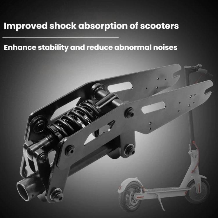 Xiaomi M365 Pro front shock absorber fork kit with dual coil springs, black