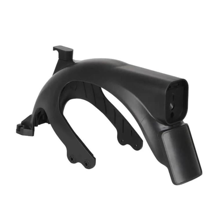 Rear scooter fender with mounting hook and side brackets