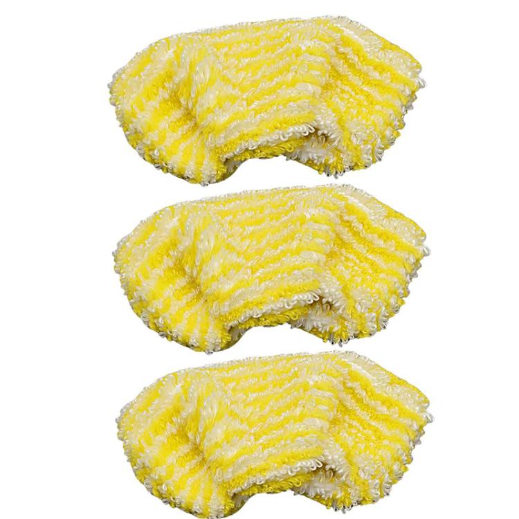 For Karcher Easyfix SC1 SC2 SC3 SC4 SC5 SV7 Steam Mop Replacement, 3pcs /Pack  Flat Mop Attachments, 3pcs /Pack Mop Pads