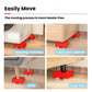 5 In 1 Universal Wheel Heavy Object Moving Tool 350kg Capacity Square Base