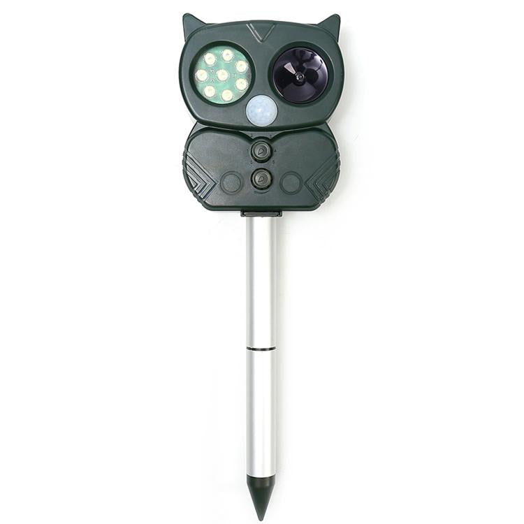 Five-Speed Tuning + Voice-Activated Ultrasonic Solar-Powered Animal Repeller, 704