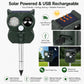 Five-Speed Tuning + Voice-Activated Ultrasonic Solar-Powered Animal Repeller, 704