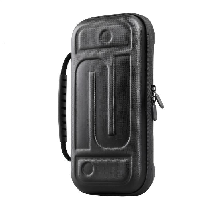 Black EVA hard shell case with carry loop and side zipper