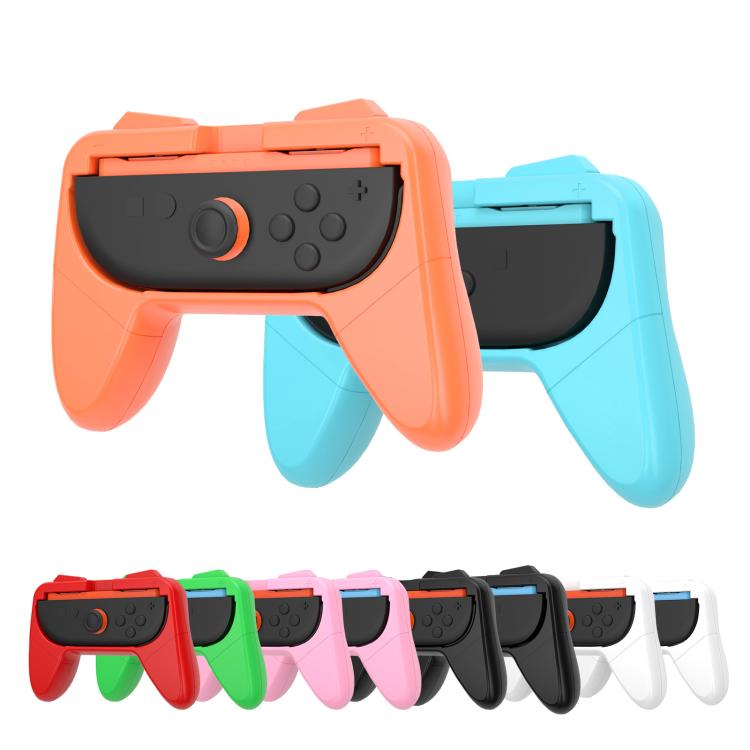 Multi-color controller grip bracket set for Nintendo Switch 2, left and right handles