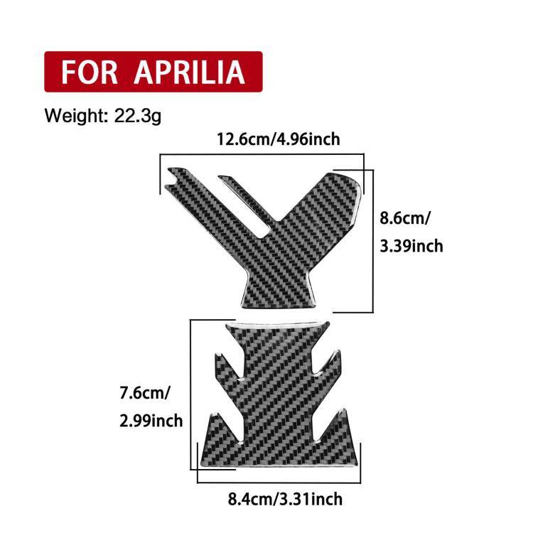 For 2021-2025 Aprilia RS 660 2pcs /Set Type B Central Area Sticker