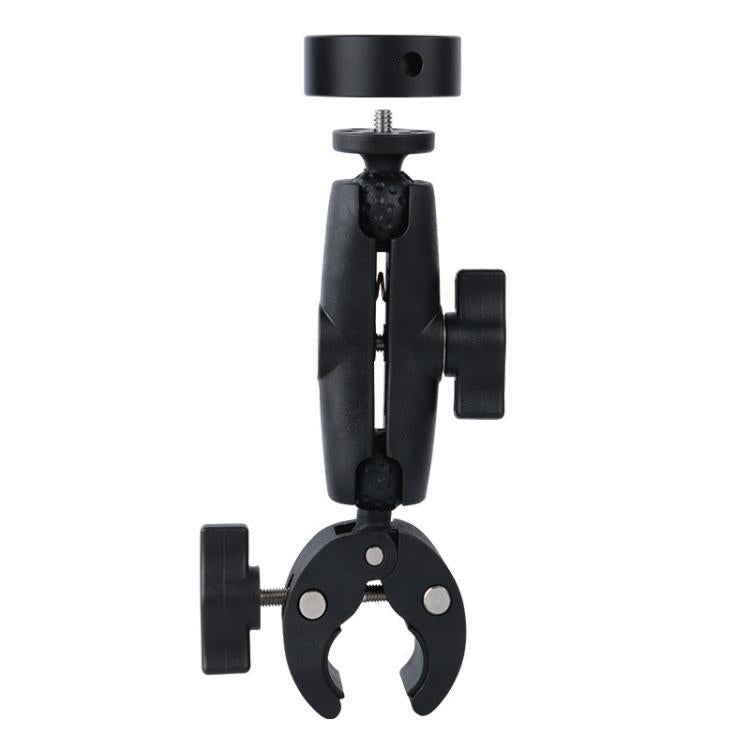 Heavy-duty black clamp bracket adapter with locking ring and side mount