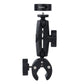 Heavy-duty black clamp bracket adapter with Xpokika label and pivot mount