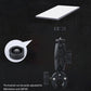 Black clamp bracket adapter with circular base, fork grip, and side adjustment arm