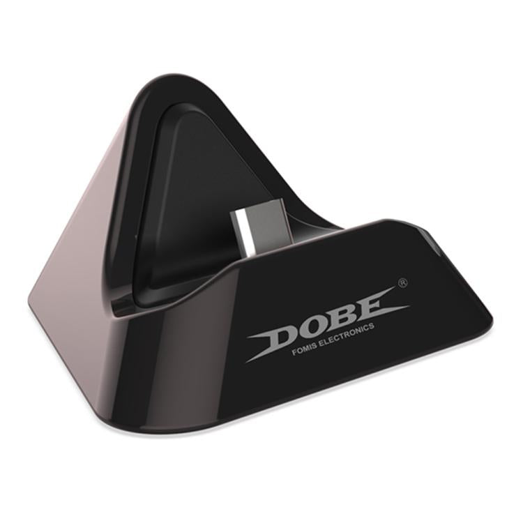 Black Dobe charging dock stand with triangular cradle base