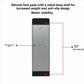 Charging dock base with silicone anti-slip pads and metal shell