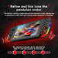 Black split joy-con controllers with rainbow RGB light strips