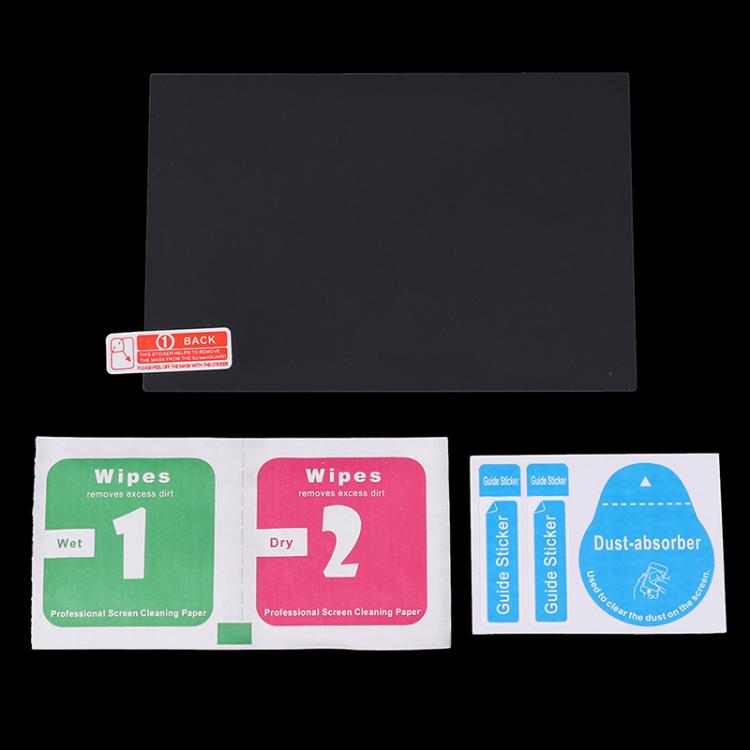 Thermomix TM7 screen protector glass with cleaning wipes and dust-absorbing strips