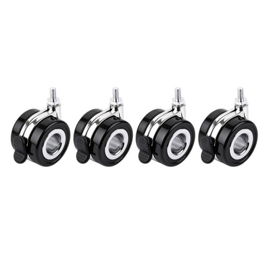Waveshare For HomeRack 2.5-inch (60mm) Hollow Caster Wheel Kit With Brakes