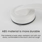Single white suction cup base with black rim for car roof mount