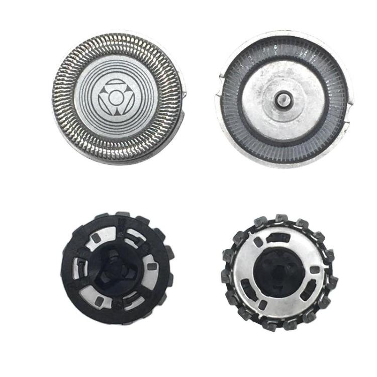 2-pack razor shaver blade replacement heads, foil face and underside with metal center