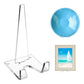 Acrylic Picture Frame Stand Dinner Plate Postcard Record Holder, YX186 1pc, YX186 2pcs /Set