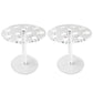 11-Hole Acrylic Wall-Mounted Scissor Barber Tool Storage Display Stand, 1pc, 2pcs