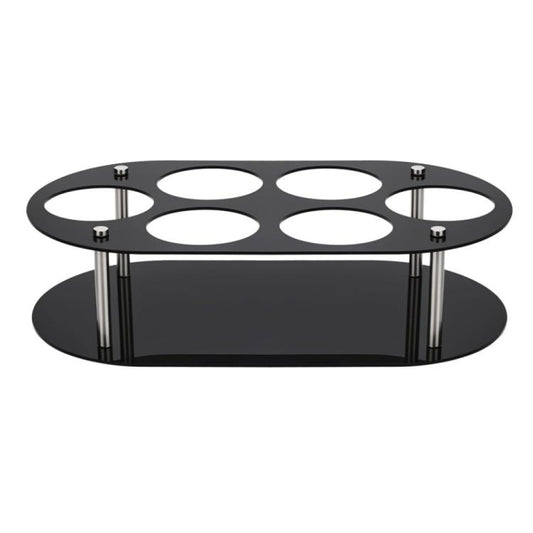 Desktop Water Bottle Storage Stand, YX174 Black, YX174 Transparent