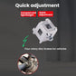 Compact disc brake piston adjuster tool, silver clamp with quick adjustment