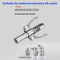 Universal grease nozzle pliers with threaded outlet and multi-size nozzle adapters
