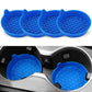 4pcs Anti-squeak Anti-slip Car Coaster With Handle