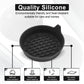 4pcs Anti-squeak Anti-slip Car Coaster With Handle